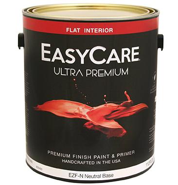 Easy Care Premium Finish & Primer Flat Interior Pure white  126 fl.0z