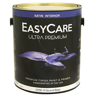 Easy Care Premium Finish & Primer Satin Interior Pure White 126 oz.