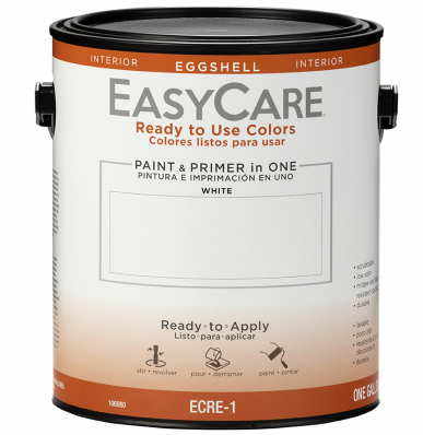 EasyCare  Paint & Primer, Eggshell , White, 1-Gallon