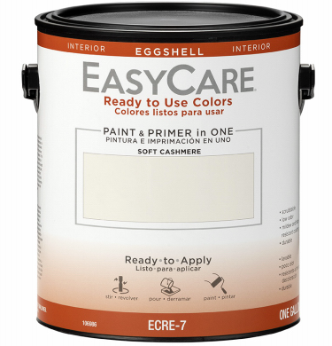 EasyCare Paint & Primer, Eggshell , Soft Cashmere, 1-Gallon