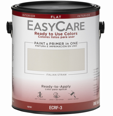 EasyCare Paint & Primer, Interior Flat , Italian Straw, Gallon