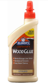 Elmer's 8oz Carp Int Wood Glue