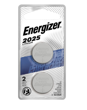 Energizer 2025 Coin Batteries 2-Pk