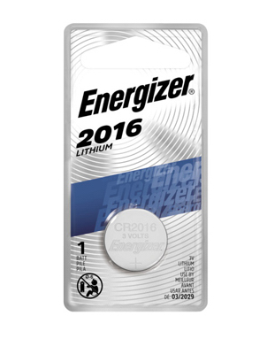 Energizer 3V Lithium Coin 2016 Battery 1-Pk