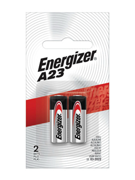 Energizer A23 Alkaline Batteries 2-Pk