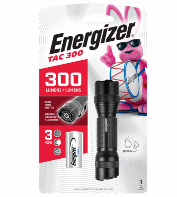 Energizer TAC 300 Lumens LED Flashlight