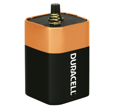 DURACELL  6v Spring Terminal Alkaline Lantern Battery