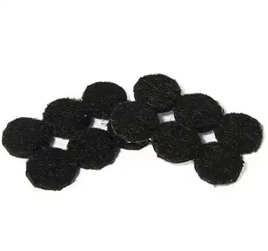 Tru Guard Self Adhesive 3/4 Inch Round Black Felt Pads 24 Pack