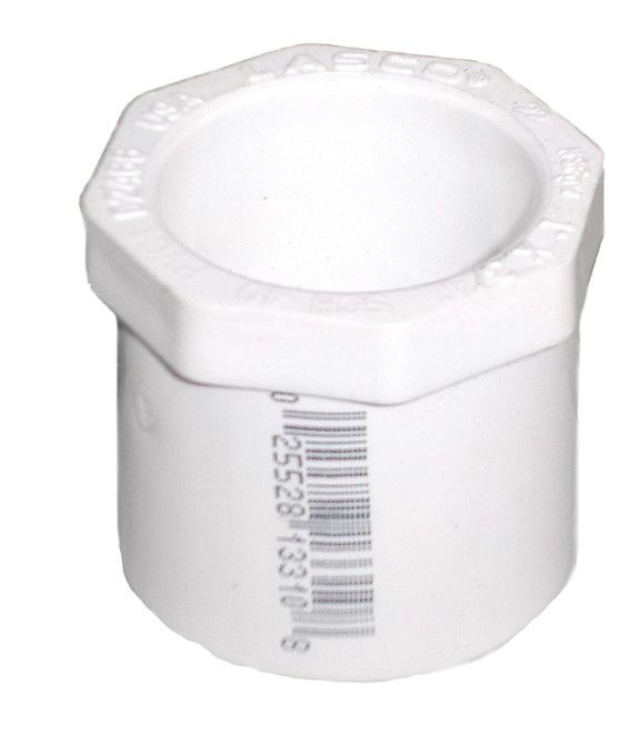 1” x 3/4” PVC S40 SXSP Bushing