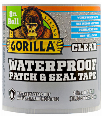 GORILLA PATCH AND SEAL TAPE CLR8FT 4PC DISP-PNT