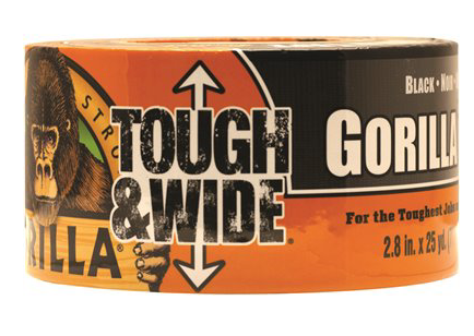 GORILLA 25YD TOUGHTNWIDE BLACK