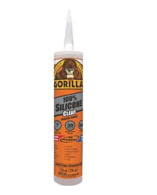 Gorilla 10 Oz. Clear Caulk & Seal