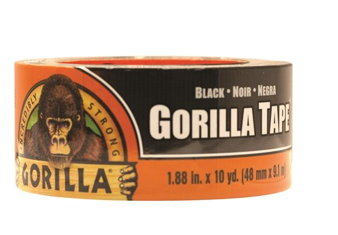 Gorilla 10 yds. Black Duct Tape