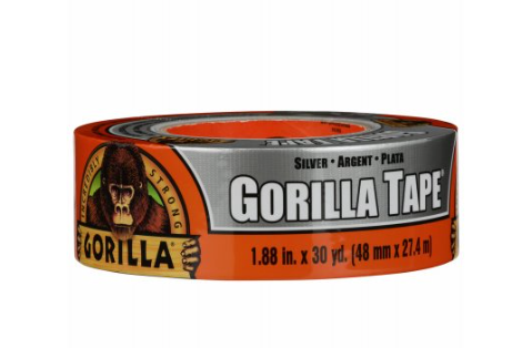 Gorilla Duct Tape, Silver, 30-yd.