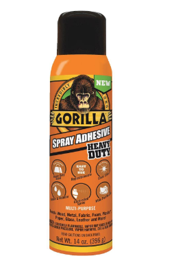 Gorilla 14 Oz. Heavy-duty Multi-purpose Spray Adhesive