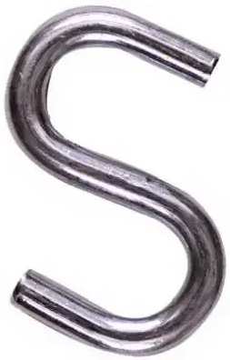 National Hardware Heavy Open S Hook 2 Inch Zinc Plated