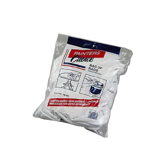 Painters Choice Bleached Rags, 1/2-Lb.