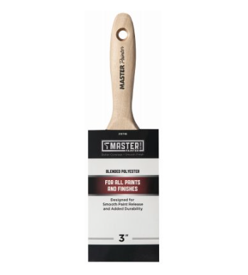 MASTER PAINTER BETTE Flat Paint Brush, 3 In.