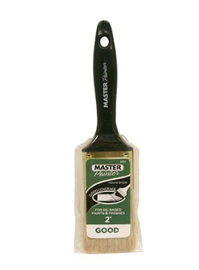 MASTER PAINTER GOOD Flat Paint Brush, China Bristles, 2 In.