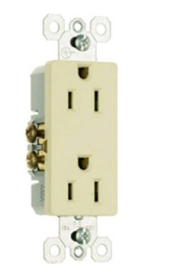 Legrand Ivory outlet 15 Amp, 125 v