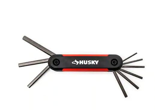 Husky  Folding Hex Key Set, SAE (9-Piece)