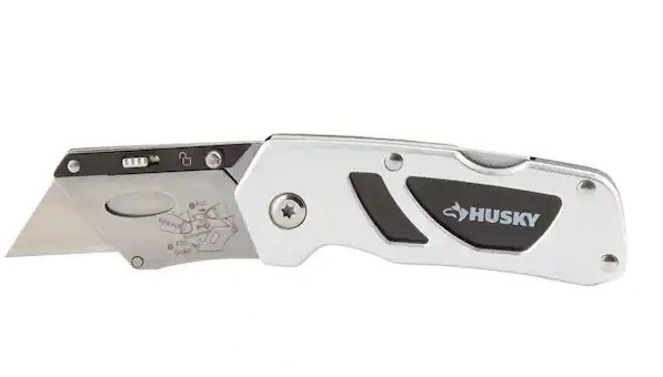 Husky  Compact Folding Lock-Back Utility Knife