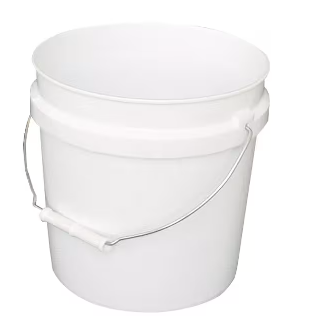 2 Gallon White Paint Bucket