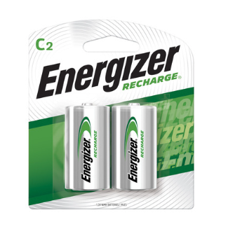 Energizer 2-Pack Rechargeable C Batteries