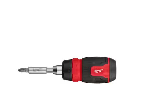 Milwaukee  8-In-1 Compact Multi-Bit Screwdriver