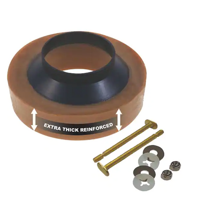 Everbilt Extra Thick Reinforced Wax Ring with Bolts