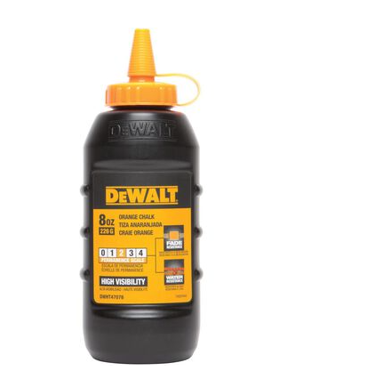 DEWALT 8 oz Chalk - Orange High Visibility