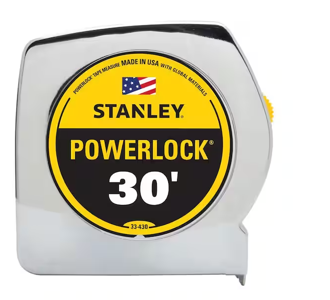 Stanley 30 ft. PowerLock Tape Measure