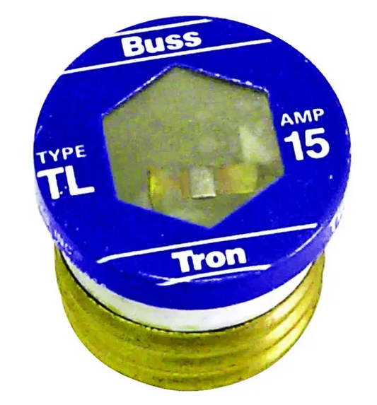 Cooper Bussmann TL Style 15 Amp Plug Fuse (4-Pack)