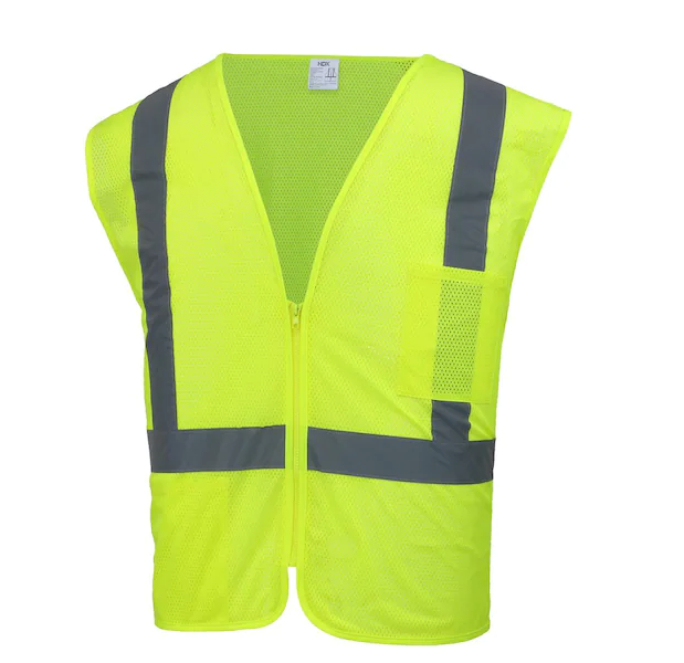 HDX  Visibility Lime Green Safety Vest