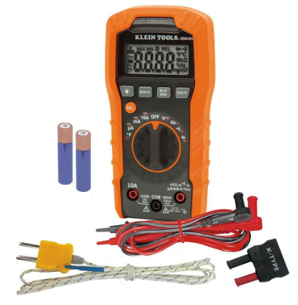 Klein Tools Digital Multimeter Auto-Range 600V