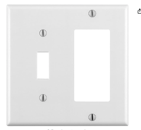 2-Gang/1-Toggle/Deco Rckr Wall Plate