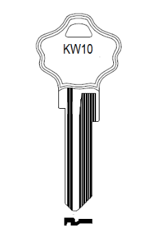 KW10 Key blank