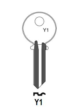 Y1 Key Blank