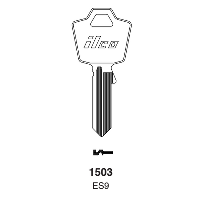 ES9/1503 Key blank