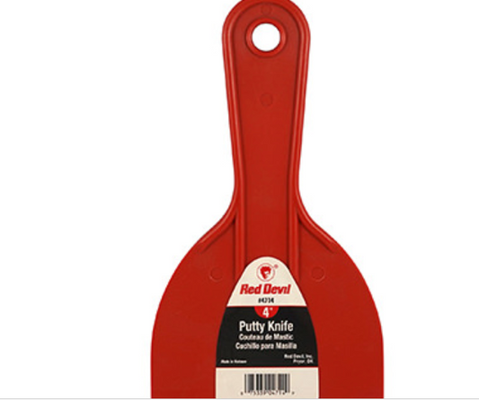 Red Devil Plastic Putty Knife 4"