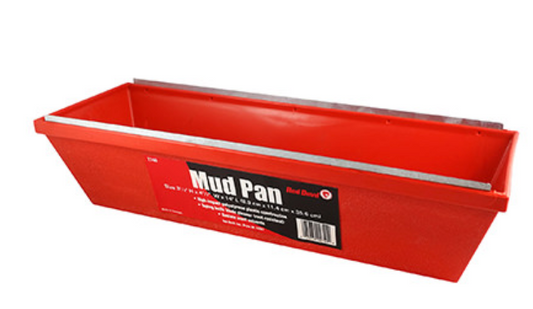 Red Devil Plastic Mud Pan 14"