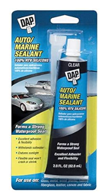 2.8-oz. Auto & Marine Sealant Silicone Rubber (Clear)