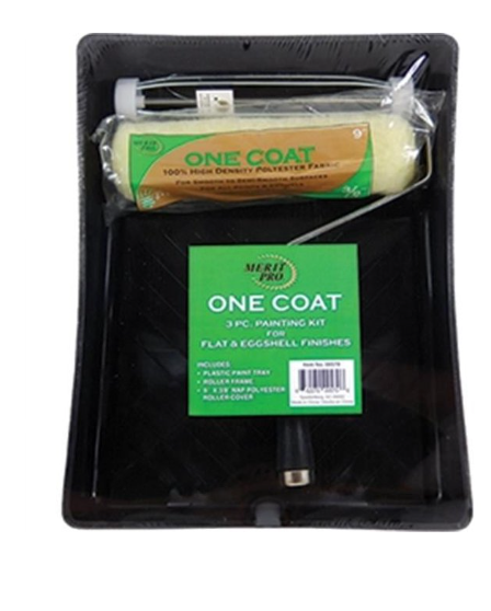 Merit Pro One Coat Kit With Plastic Tray 3 Piece