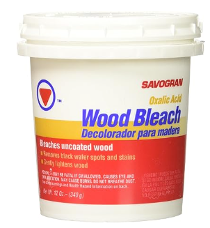 Savogran Wood Bleach, 12 oz, Black.