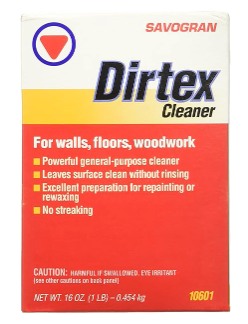 Savogran  Dirtex Powder Cleaner, 1-Pound, Yellow, 16 Ounce.