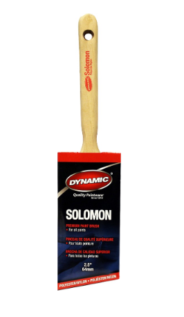 Dynamic 2-1/2" Solomon Angled Sash Nylon Brush