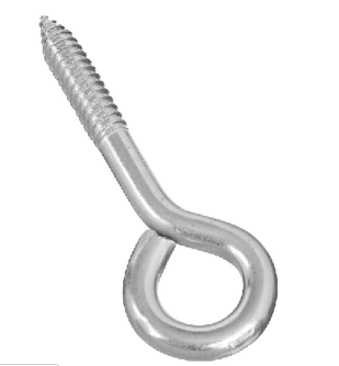 Lag Screw Eye Zinc 7/16 x 5-1/4-in.