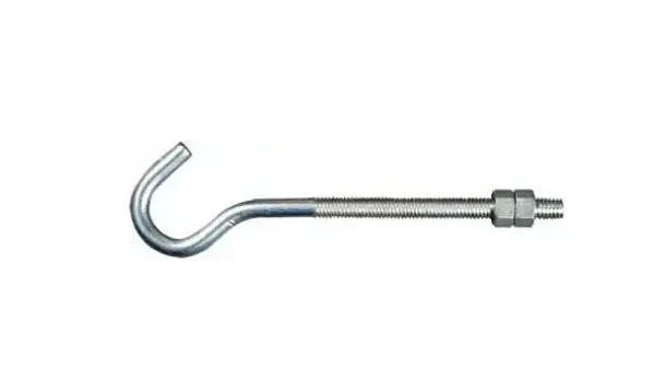 Hook Bolt Zinc 3/8 x 7-in.