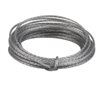 OOK 10 lb. 2 Ga. 9' Galv. Braided Hanging Wire