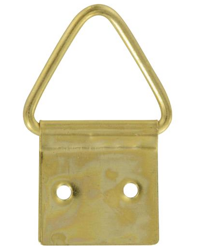 OOK® 20 lb. Brass Large Ring Picture Hangers 2 Pk